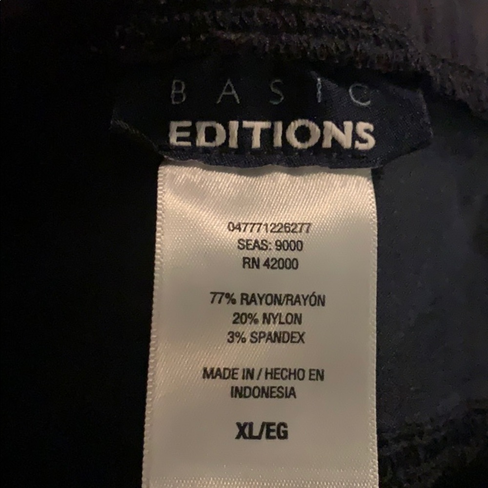 Basic Editions Stretch Dress Pants